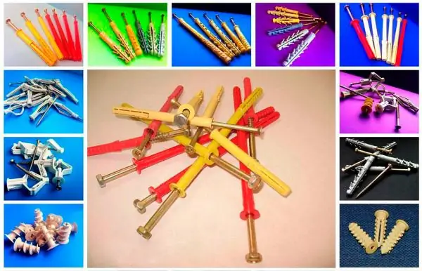 Mga uri ng dowels