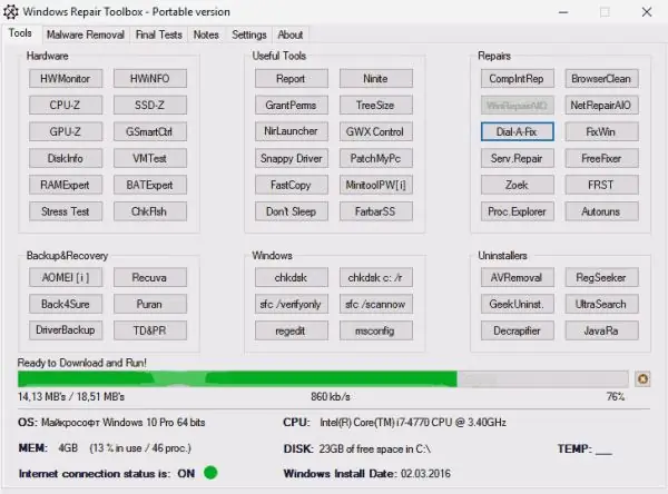 Windows Repair Toolbox