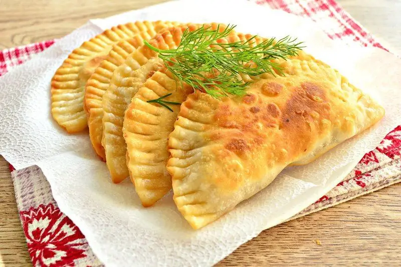 Mga Homemade Pastie Na May Karne: Ang Pinakamatagumpay At Masarap Na Mga Recipe Na May Kefir At Kumukulong Tubig, Malutong Kuwarta Na May Mga Bula At Makatas Na Pagpuno, Larawan