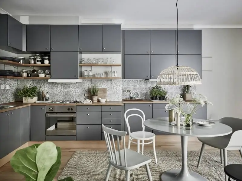 Design Della Cucina Nei Toni Del Grigio: Le Migliori Combinazioni Di Colori, Consigli Per La Decorazione D'interni, Selezione Di Stili, Idee Fotografiche