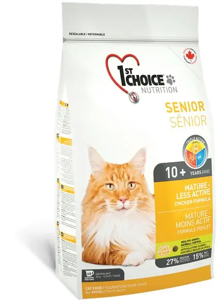 Nourriture pour chats âgés