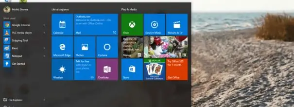 Personalisieren von Windows 10