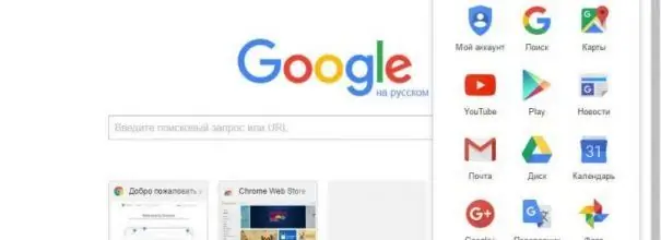 Google Chrome brauzeri