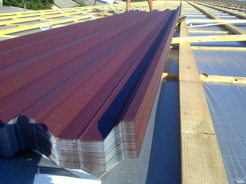 Roofing Profiled Sheet, Including Its Types With Description, Characteristics And Reviews, As Well As Processing And Use Features