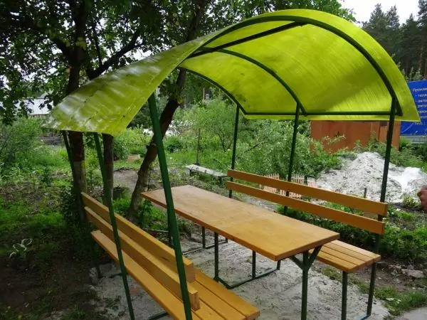 Polycarbonate gazebo