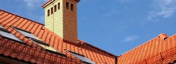 chimney passage through the roof