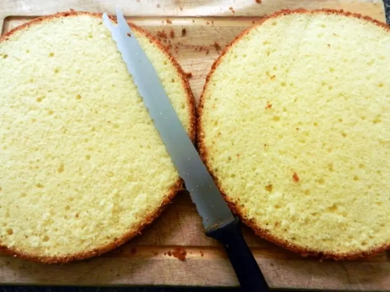 How To Cut A Biscuit Into Cakes Evenly And Correctly With Thread And In Other Ways + Video And Photo