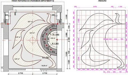 Esquema de techo