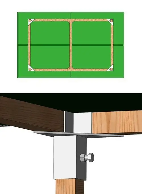 croquis des comptoirs et des supports