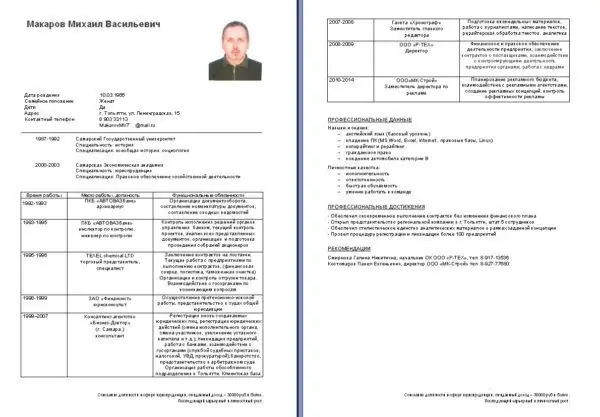 Advokaadi CV