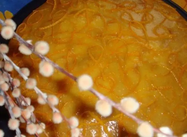 Lean orange cake