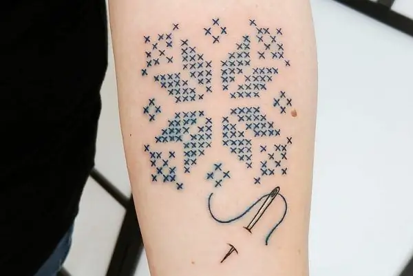 "Brodert" tatovering