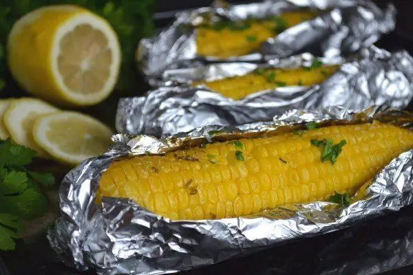 Cobs of Baked Corn