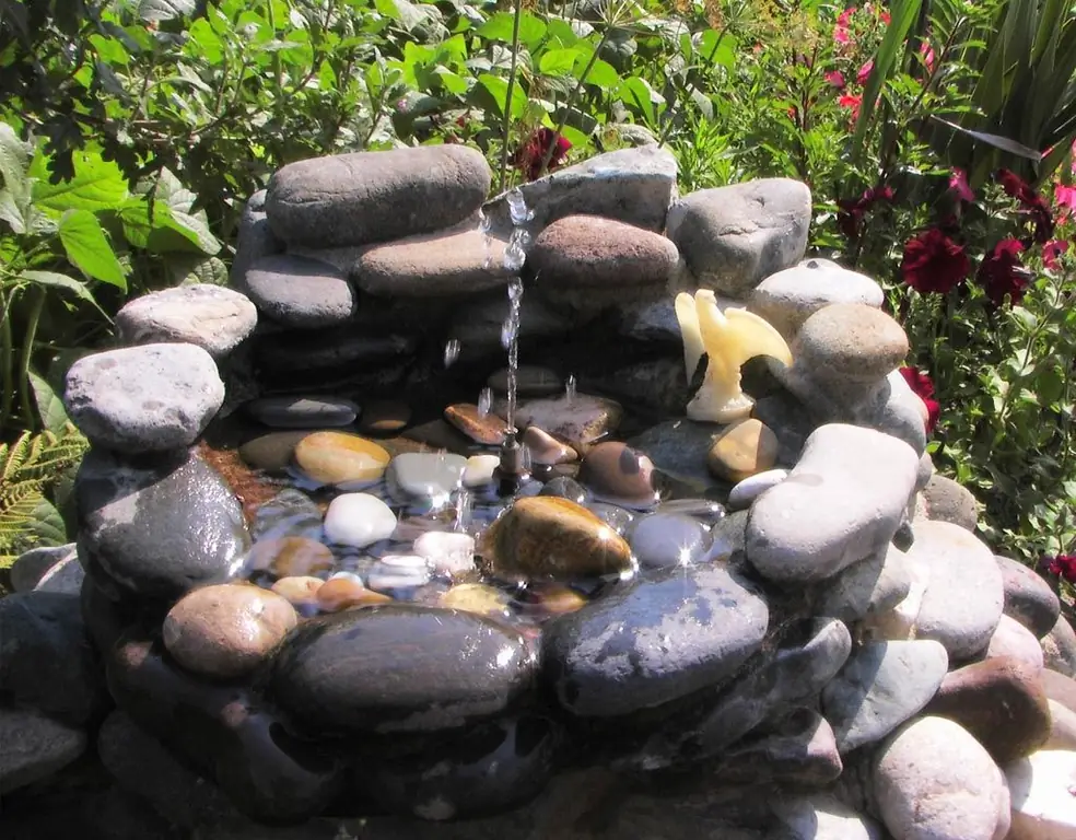 How To Make A Garden Fountain With Your Own Hands In The Country: Photo, Video, Step By Step Instructions