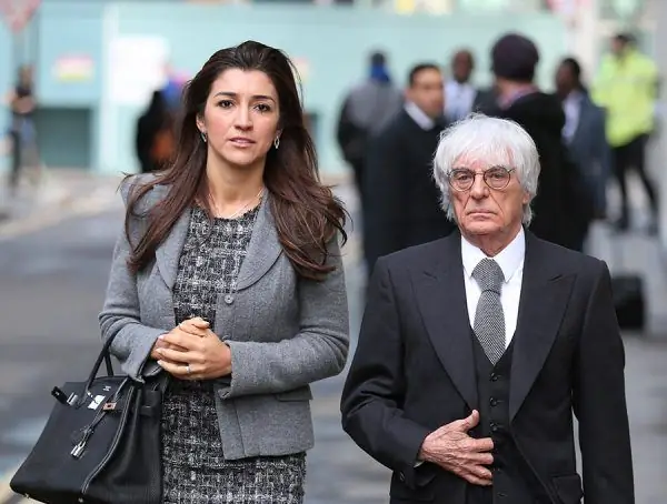 Bernie Ecclestone en Fabiana Floci