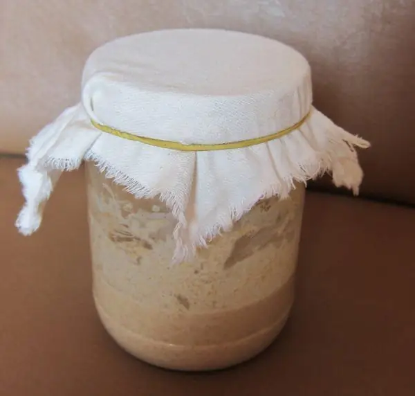 Sourdough in a jar