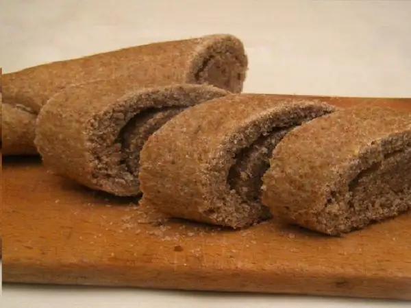 Roti bebas ragi dari gandum utuh