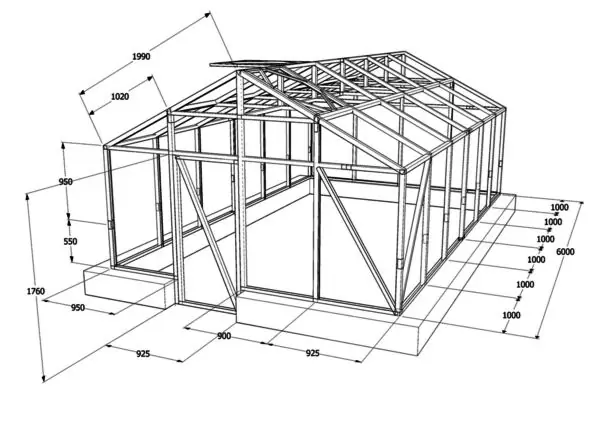 Greenhouse frame