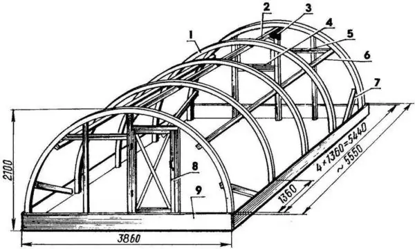 Greenhouse frame