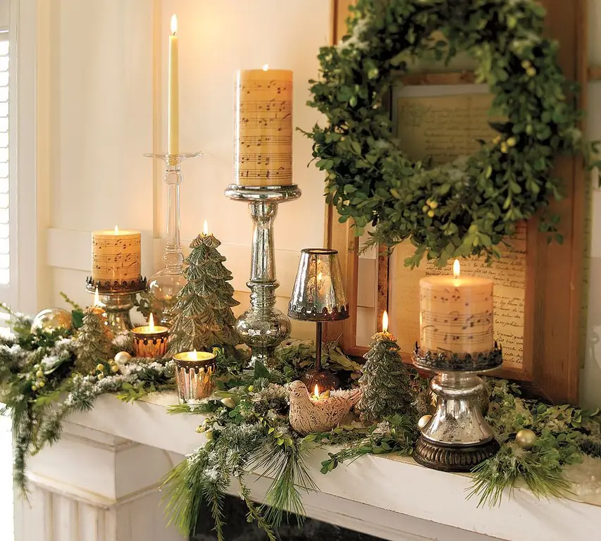 New Year's Home Decor: Decorating The Interior, Including Windows And A Table (photo, Video)