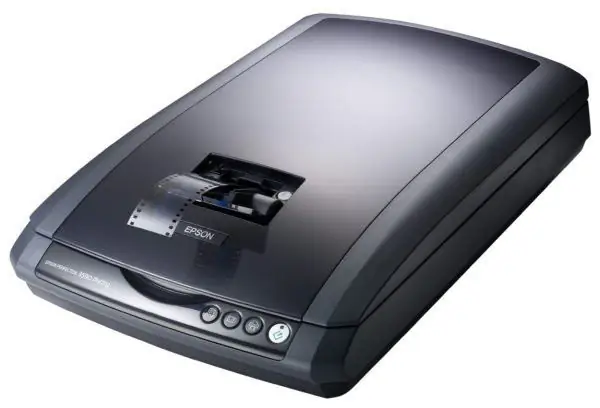 Scanner de mesa com módulo de digitalização de filme e slide