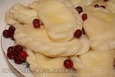 Dumplings med cottage cheese