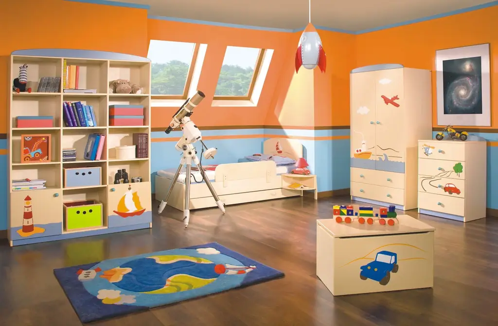 Disposición De Una Habitación Infantil: Ideas De Decoración Originales