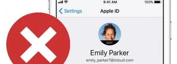 Desactivació de l'identificador d'Apple