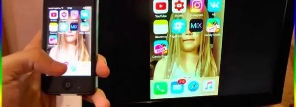 IPhone-ni televizorga ulash