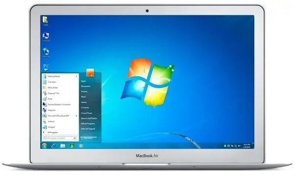 Windows di MacBook Air