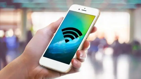 Telefon Wi-Fi dağıtır