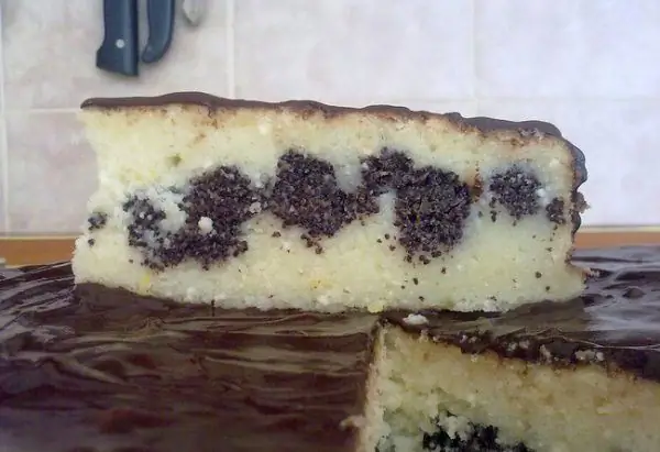 Cheesecake de Lviv com sementes de papoula