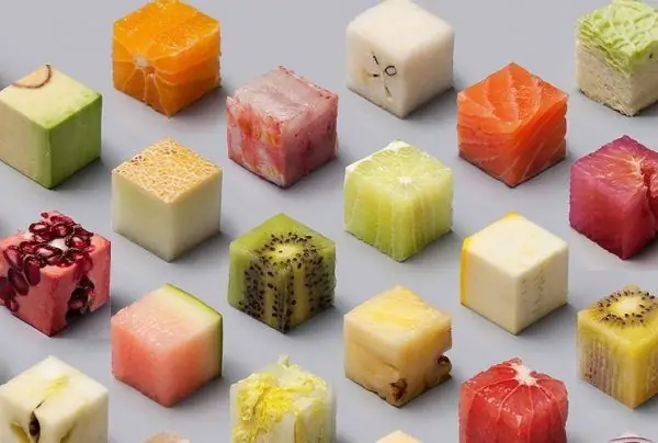 Fruit cubes