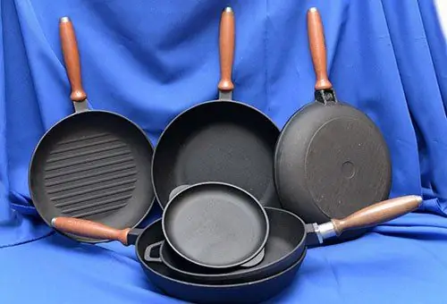 Cast iron pans