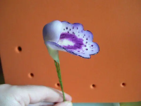 núcleo de orquídea pintado