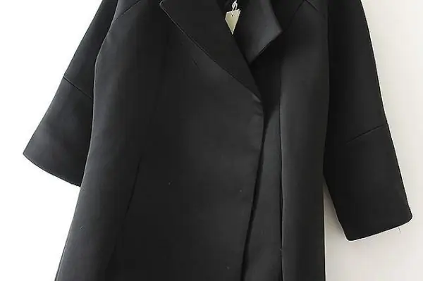 Manteau néoprène noir