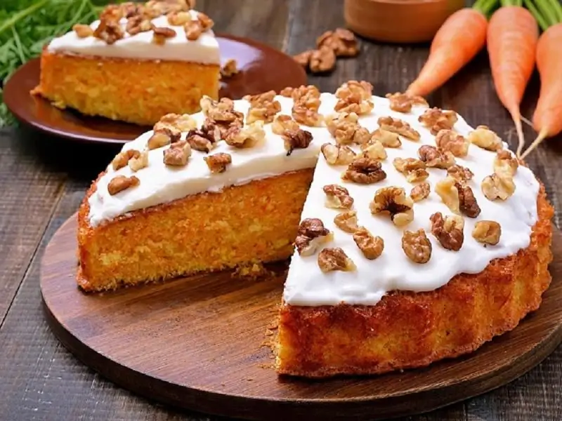 Carrot Cake: Ang Pinakasimpleng At Pinaka Masarap Na Mga Recipe Na May Mga Larawan