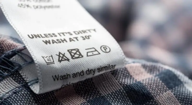 Icons On Clothes For Washing: Decoding Of Labels, A Detailed Table Of Symbols And Their Designations + Photo