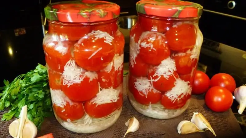 Tomatoes In The Snow With Garlic For The Winter: A Classic Recipe With Photos And Videos